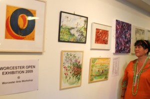 photo of rachel exhibition in worcester