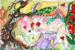 painting of fairy spring