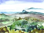 painting of gibraltar rock