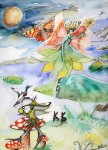 painting of fairy scene